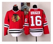 NHL Chicago Blackhawks #16 Marcus Kruger Red 2014 Stadium Series 2015 Stanley Cup Champions jerseys NHL Chicago Blackhawks #16 Marcus Kruger Red 2014 Stadium Series 2015 Stanley Cup Champions jerseys