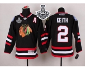 NHL Chicago Blackhawks #2 Duncan Keith Black 2014 Stadium Series 2015 Stanley Cup Stitched Jerseys NHL Chicago Blackhawks #2 Duncan Keith Black 2014 Stadium Series 2015 Stanley Cup Stitched Jerseys