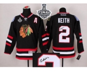 NHL Chicago Blackhawks #2 Duncan Keith Black Autographed 2015 Stanley Cup Stitched Jerseys NHL Chicago Blackhawks #2 Duncan Keith Black Autographed 2015 Stanley Cup Stitched Jerseys