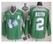 NHL Chicago Blackhawks #2 Duncan Keith Green Practice 2015 Stanley Cup Stitched Jerseys NHL Chicago Blackhawks #2 Duncan Keith Green Practice 2015 Stanley Cup Stitched Jerseys