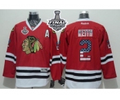 NHL Chicago Blackhawks #2 Duncan Keith Red USA Flag Fashion 2015 Stanley Cup Stitched Jerseys NHL Chicago Blackhawks #2 Duncan Keith Red USA Flag Fashion 2015 Stanley Cup Stitched Jerseys