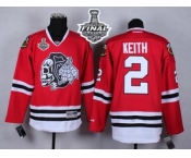 NHL Chicago Blackhawks #2 Duncan Keith Red(White Skull) 2015 Stanley Cup Stitched Jerseys NHL Chicago Blackhawks #2 Duncan Keith Red(White Skull) 2015 Stanley Cup Stitched Jerseys
