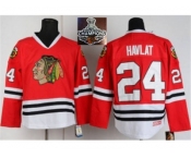 NHL Chicago Blackhawks #24 Havlat Red Throwback 2015 Stanley Cup Champions jerseys