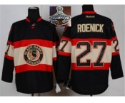NHL Chicago Blackhawks #27 Jeremy Roenick Black New Third 2015 Stanley Cup Champions jerseys