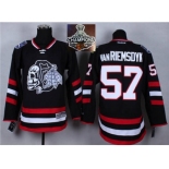 NHL Chicago Blackhawks #57 Van RIEMSDYK Black (White Skull) 2014 Stadium Series 2015 Stanley Cup Champions jerseys