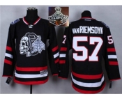 NHL Chicago Blackhawks #57 Van RIEMSDYK Black (White Skull) 2014 Stadium Series 2015 Stanley Cup Champions jerseys NHL Chicago Blackhawks #57 Van RIEMSDYK Black (White Skull) 2014 Stadium Series 2015 Stanley Cup Champions jerseys