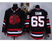 NHL Chicago Blackhawks #65 Andrew Shaw Black(red Skull) 2014 Stadium Series 2015 Stanley Cup Champions jerseys NHL Chicago Blackhawks #65 Andrew Shaw Black(red Skull) 2014 Stadium Series 2015 Stanley Cup Champions jerseys