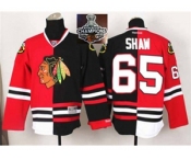 NHL Chicago Blackhawks #65 Andrew Shaw Red Black Split 2015 Stanley Cup Champions jerseys NHL Chicago Blackhawks #65 Andrew Shaw Red Black Split 2015 Stanley Cup Champions jerseys