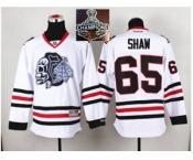 NHL Chicago Blackhawks #65 Andrew Shaw White(White Skull) 2014 Stadium Series 2015 Stanley Cup Champions jerseys NHL Chicago Blackhawks #65 Andrew Shaw White(White Skull) 2014 Stadium Series 2015 Stanley Cup Champions jerseys