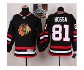 NHL Chicago Blackhawks #81 Marian Hossa Black 2014 Stadium Series 2015 Stanley Cup Champions jerseys NHL Chicago Blackhawks #81 Marian Hossa Black 2014 Stadium Series 2015 Stanley Cup Champions jerseys