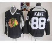 NHL Chicago Blackhawks #88 Patrick Kane Black Practice 2015 Stanley Cup Champions jerseys