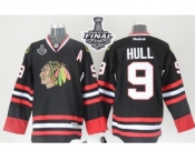 NHL Chicago Blackhawks #9 Bobby Hull Black 2015 Stanley Cup Stitched Jerseys
