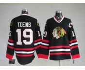 nhl jerseys chicago blackhawks #19 janathan toews black