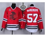 nhl jerseys chicago blackhawks #57 van riemsdyk red-1[the skeleton head][2015 stanley cup]