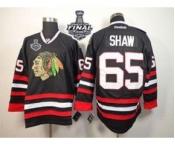 nhl jerseys chicago blackhawks #65 shaw black[2015 stanley cup]
