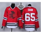 nhl jerseys chicago blackhawks #65 shaw red-1[the skeleton head][2015 stanley cup]