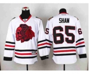 nhl jerseys chicago blackhawks #65 shaw white[the skeleton head]