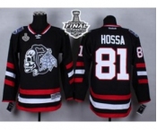 nhl jerseys chicago blackhawks #81 hossa black 2014 Stadium Series[2015 stanley cup]