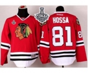 nhl jerseys chicago blackhawks #81 hossa red[2015 stanley cup]