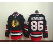 nhl jerseys chicago blackhawks #86 teravainen black[2014 Stadium Series]