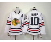 women nhl jerseys chicago blackhawks #10 sharp white[2015 winter classic]