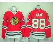women nhl jerseys chicago blackhawks #88 kane red