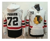 Chicago Blackhawks #72 Artemi Panarin White Name & Number Pullover NHL Hoodie