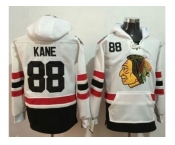 Chicago Blackhawks #88 Patrick Kane White Name & Number Pullover NHL Hoodie