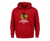 Chicago Blackhawks Majestic Red Critical Victory VIII Fleece Hoodie