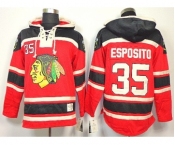 nhl jerseys chicago blackhawks #35 esposito red[pullover hooded sweatshirt]