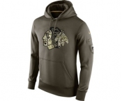 nhl jerseys chicago blackhawks nike green salute to service[pullover hooded sweatshirt]