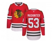 Youth Adidas Chicago Blackhawks #53 Brandon Mashinter Premier Red Home NHL Jersey