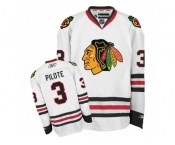 Youth Reebok Chicago Blackhawks #3 Pierre Pilote Authentic White Away NHL Jersey