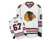 Youth Reebok Chicago Blackhawks #67 Tanner Kero Premier White Away NHL Jersey