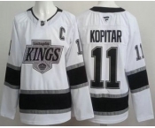 Men's Los Angeles Kings #11 Anze Kopitar White Authentic Jersey Men's Los Angeles Kings #11 Anze Kopitar White Authentic Jersey