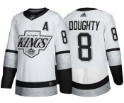 Men's Los Angeles Kings #8 Drew Doughty White Throwback Stitched Jersey Men's Los Angeles Kings #8 Drew Doughty White Throwback Stitched Jersey