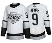 Men's Los Angeles Kings #9 Adrian Kempe White Throwback Stitched Jersey Men's Los Angeles Kings #9 Adrian Kempe White Throwback Stitched Jersey