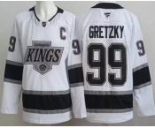 Men's Los Angeles Kings #99 Wayne Gretzky White Authentic Jersey Men's Los Angeles Kings #99 Wayne Gretzky White Authentic Jersey