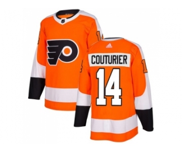 Adidas Philadelphia Flyers #14 Sean Couturier Orange Home Authentic Stitched NHL Jersey