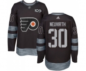 Adidas Philadelphia Flyers #30 Michal Neuvirth Authentic Black 1917-2017 100th Anniversary NHL Jersey