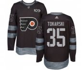 Adidas Philadelphia Flyers #35 Dustin Tokarski Authentic Black 1917-2017 100th Anniversary NHL Jersey