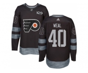 Men Adidas Philadelphia Flyers #40 Jordan Weal Black 1917-2017 100th Anniversary Stitched NHL Jersey Men Adidas Philadelphia Flyers #40 Jordan Weal Black 1917-2017 100th Anniversary Stitched NHL Jersey