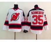 HL New Jersey Devils #35 schneider white Stitched Jerseys