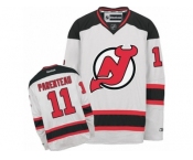 Men's Reebok New Jersey Devils #11 P. A. Parenteau Authentic White Away NHL Jersey