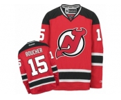 Men's Reebok New Jersey Devils #15 Reid Boucher Authentic Red Home NHL Jersey