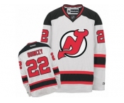 Men's Reebok New Jersey Devils #22 Kyle Quincey Authentic White Away NHL Jersey