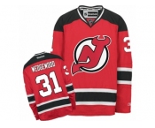 Men's Reebok New Jersey Devils #31 Scott Wedgewood Authentic Red Home NHL Jersey