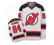 Men's Reebok New Jersey Devils #64 Joseph Blandisi Authentic White Away NHL Jersey