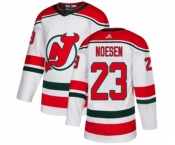 New Jersey Devils #23 Stefan Noesen Authentic White Alternate Hockey Jersey