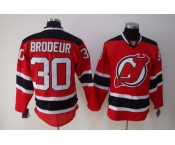 nhl devils #30 brodeur red